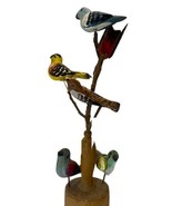 Vintage Pennsylvania Dutch Folk Art – Signed Hand Carved &amp; Painted 6 Bir... - €1.368,03 EUR