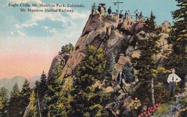 Eagle Cliff Mount Manitou Park Incline Railway Colorado CO Postcard D47 - £2.36 GBP
