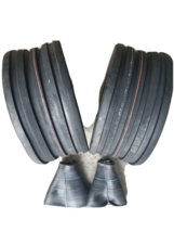 2 - 18x8.50-8 Vredestein V61 6-Ply 5-Rib Deep Tires and Tubes - $221.00