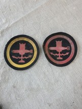 Vintage USSR Soviet Navy Torpedo  Patch Lot Of 2 - $21.77