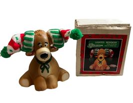 Vintage House of Lloyd Christmas Around the World Reindeer Night Light L... - $33.66