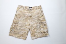 Vintage Avirex Mens 34 Distressed Heavyweight Military Camouflage Cargo Shorts - £37.14 GBP