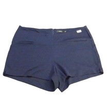 Torrid Shorts Womens 26 Navy Blue Casual Short Hot Pants Zip Closure Plus Size - $24.73