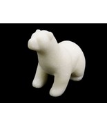 White Marble Figurine, Standing Polar Bear, Paperweight, Shelf Decoration - £54.12 GBP