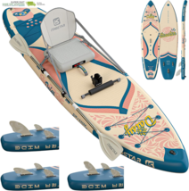 Daisy 11&#39;6’ × 35” Extra Wide Paddle Board with Seat, One-Stop Premium SU... - $525.15
