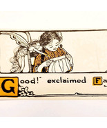 1913 Jane Boyer Art Illustration Print Mary Frances Thimble People Fairy... - $375.77 MXN
