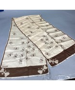 Mirsa 100% Silk Moth Scarf - 50x12” - Stained - $20.82 CAD