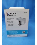 NEW Moen Suction Soap Dish&amp;Washcloth Holder Hook Easy Installation White... - £7.60 GBP