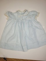 Vintage baby girl dress 1960s Blue - £7.84 GBP