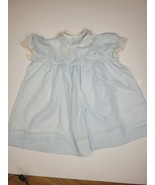 Vintage baby girl dress 1960s Blue - £7.76 GBP