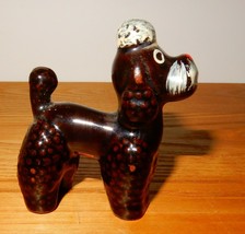 Vintage redware poodle figurine made in Japan - £11.71 GBP