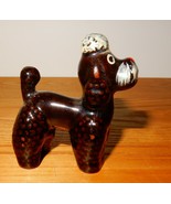 Vintage redware poodle figurine made in Japan - $15.00