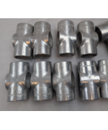 Lot of 9 Hollaender 7E-8 1-1/2&quot; Speed-Rail Cross-E Aluminum Fittings - €63,69 EUR