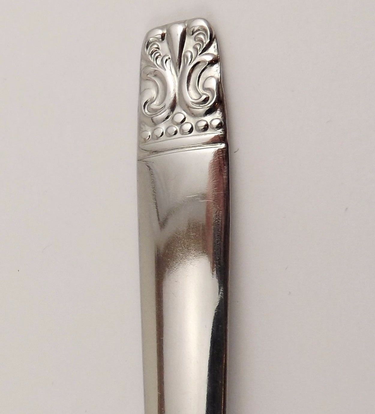 Primary image for Oneida Wm Rogers Aztec Encore Pierced Serving Spoon Stainless 7 3/4"