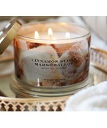 HomeWorx by Harry Slatkin Cinnamon Marshmallow 18oz Candle   5% USED - £34.30 GBP