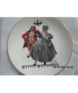 NORMAN ROCKWELL  PLATE &quot;CHRISTMAS DANCERS&quot; 1983 GORHAM 8.25 [DL9] - $846.75 MXN