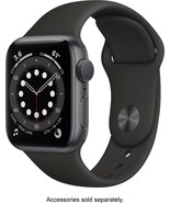 Apple Watch Series 6 (GPS) 40mm Space Gray Aluminum… - $444.37 CAD