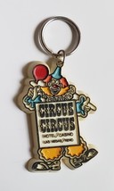 Circus Circus Hotel Casino Las Vegas Reno  Promo Clown plastic keychain, vintage - $10.95