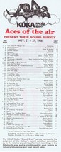 KDKA 1020 Pittsburgh VINTAGE November 21 1966 Music Survey Beach Boys Supremes - £14.78 GBP