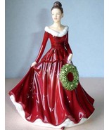 Royal Doulton Mistletoe and Wine Figurine Christmas Songs 7&quot; #HN5701 New - £179.77 GBP