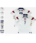 2022/23 USA Home Jersey #7 Reyna Medium Nike Soccer World Cup USMNT - $52.44