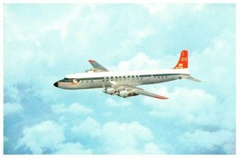 Northwest Orient Airlines DC 7C Airplane Postcard - £5.81 GBP