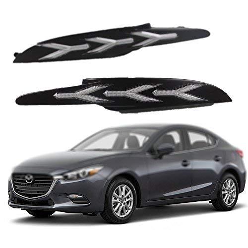 AupTech Car Daytime Running Lights Front Fog Bezel White DRL Driving wit... - $115.98