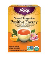 Yogi Tea Sweet Tangerine Positive Energy 16 bags - $14.22 CAD