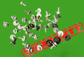 OEM Mercedes fender frame hardware bolts screws mix - $24.87