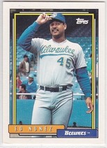 M) 1992 Topps Baseball Trading Card - Ed Nunez #352 - £1.57 GBP