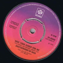 Brotherhood Of Man Save Your Kisses For Me 45 rpm Let&#39;s Love Together - $4.94