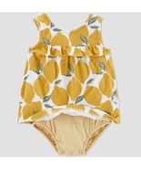 Baby Girls&#39; 6 Months Lemon Romper Just One You Carter&#39;s Yellow New w/Tags - $12.29 CAD
