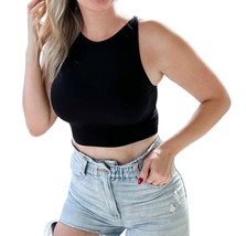 Zenana seamless crop top bralette Black - $30.00