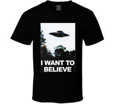 Classic X Files Agent Fox Mulder I Want To T-Shirt tee Unisex Free Shipping - $22.04+