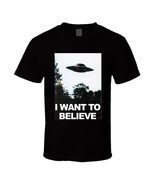 Classic X Files Agent Fox Mulder I Want To T-Shirt tee Unisex Free Shipping - £15.28 GBP+