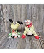 Vintage Clown Salt Pepper Shakers Lefton 563 - $35.00