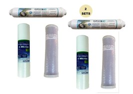 Pureteck Universal Undersink Filter Set, 2 Sets of 3 Filters for 4 Stage... - $24.02