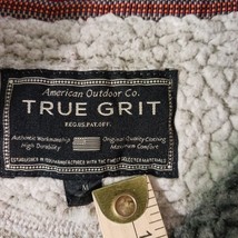 True Grit Men's Beige/Tan 1/4 Zip Pullover Sweater Jacket Size Medium Chest 43" image 3