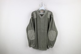 Vtg 90s The Territory Ahead Mens L Stonewash Elbow Patch Terry Cloth Swe... - $1,114.05 MXN
