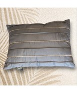 Modern Southern Home Decor Pillow Embroider Floral Blue 16&quot;x12&quot; Cushion ... - $14.38
