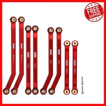 Enhanced Red 4-Link Set for 1/24 Crawler - High Clearance for JLU Bronco... - $36.85