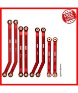 Enhanced Red 4-Link Set for 1/24 Crawler - High Clearance for JLU Bronco... - $681.15 MXN