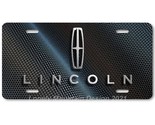 Lincoln Logo Inspired Art on Carbon FLAT Aluminum Novelty Auto License T... - £14.45 GBP