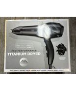 InfinitiPRO by Conair 1875 Watt Black Titanium Hair Dryer 461N *NEW DAMA... - $33.56