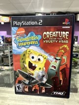 SpongeBob: Creature From The Krusty Krab (Sony PlayStation 2) PS2 Complete! - £11.95 GBP