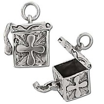 Sterling Silver Hand-Made Cross Prayer Box Pendant - £33.13 GBP