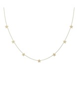 925 Sterling Silver 18k Gold Plated Star Constellation Necklace Gifts fo... - £38.75 GBP