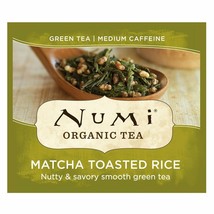 Numi Organic Tea Matcha Toasted Rice, 18 Count (Pack of 1) Box of Tea Bags, G... - $13.25