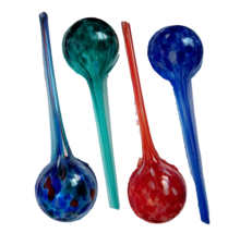 Globes - Aqua Plant Watering Globes Large 4pc Set  Self Watering Insert Spikes - £14.75 GBP