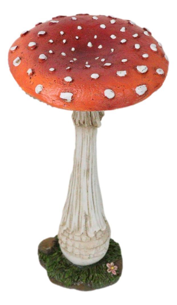 Enchanted Fairy Garden Pillar Toadstool Mushroom Home Decor Figurine 6.75&quot;H - $20.99